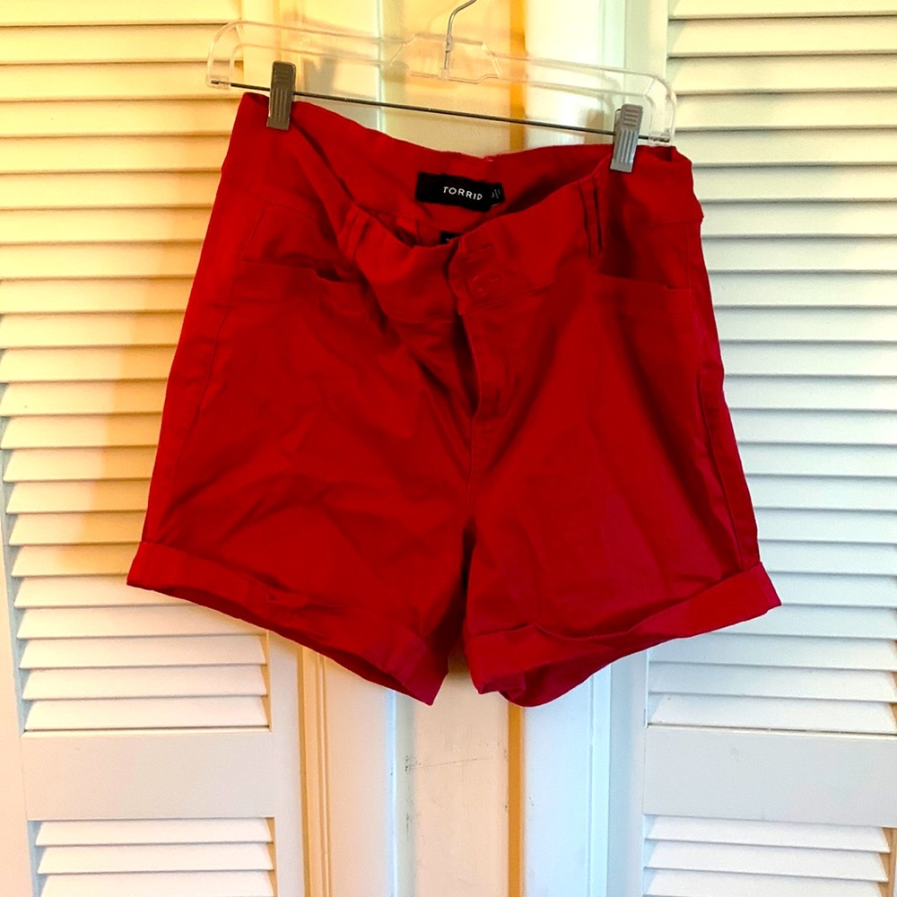 Torrid Red shorts